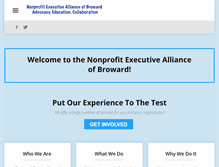 Tablet Screenshot of npobroward.org